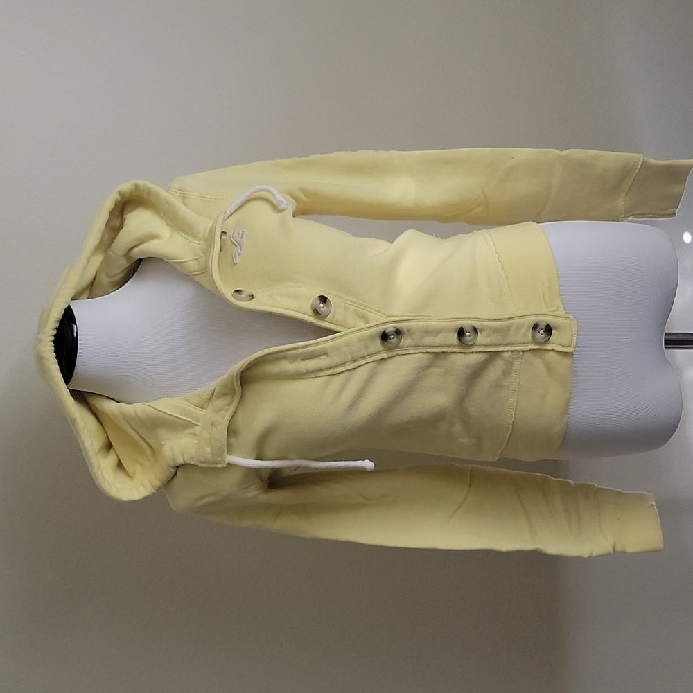 Hollister button up hoodie